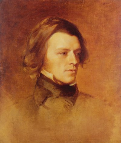 Portrait of Alfred Lord Tennyson by Samuel Laurence